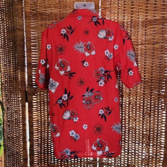 Los Angeles Anaheim Angel Hawaiian Aloha Shirt XL - Picture 3 of 6